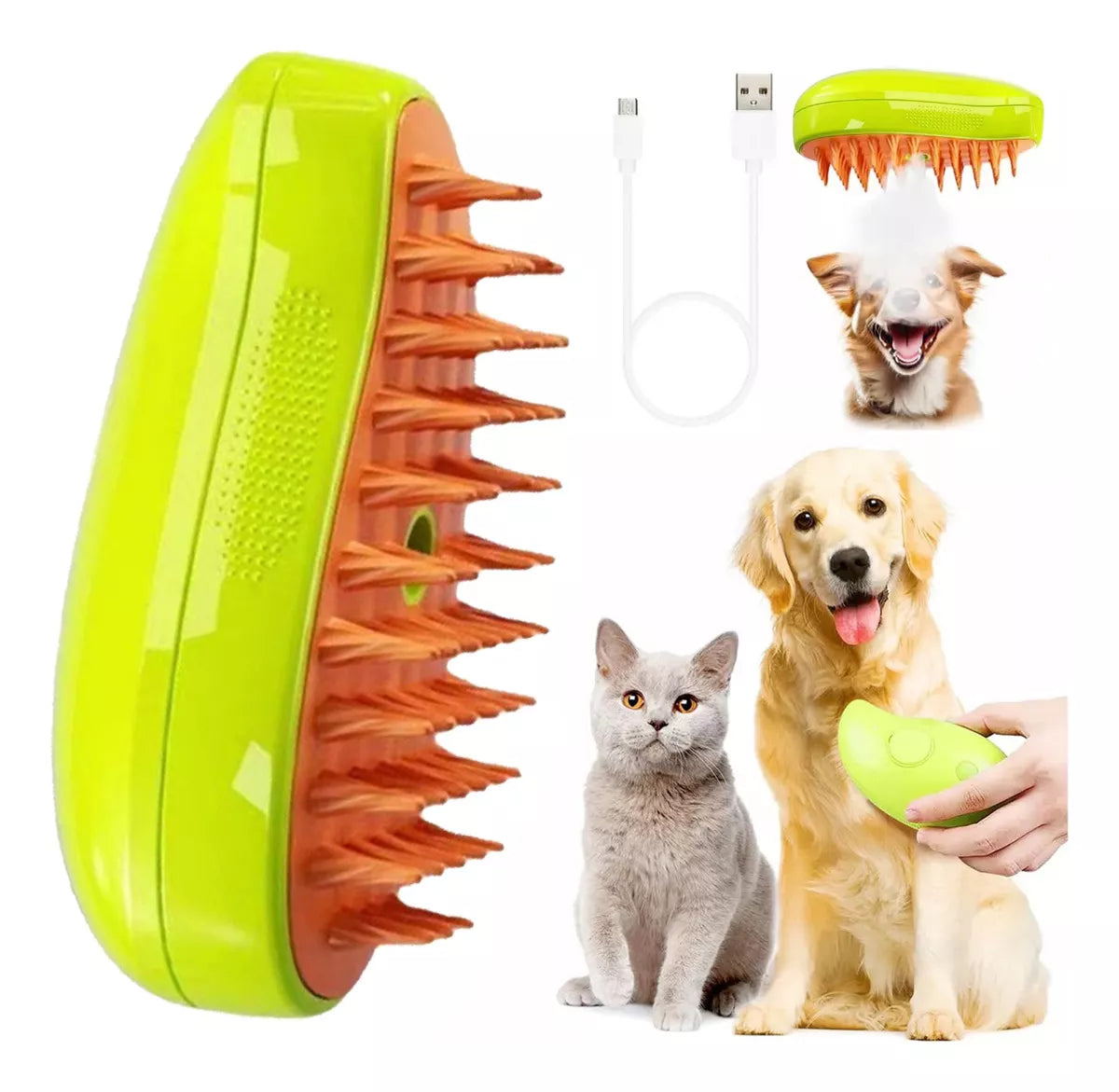 Cepillo de Vapor para Mascotas