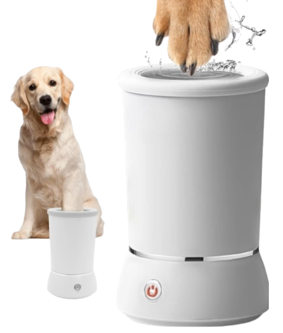 Lava patas automático para mascotas