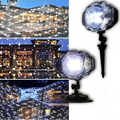 Proyector LED de nieve navideña IP65