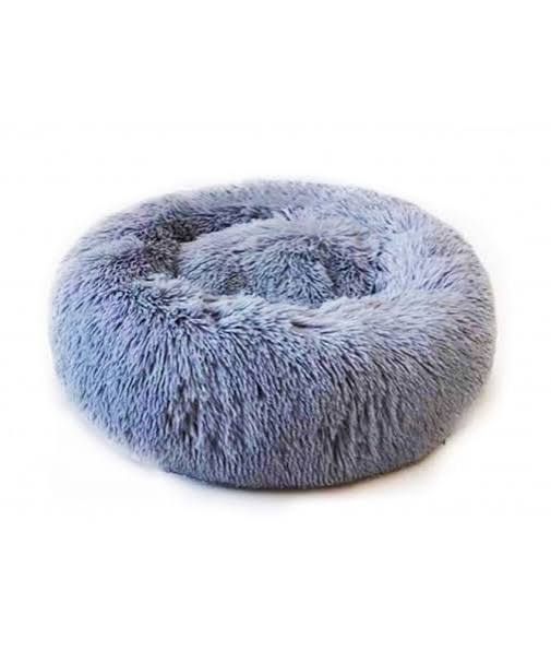 Detalle de cama suave para mascotas