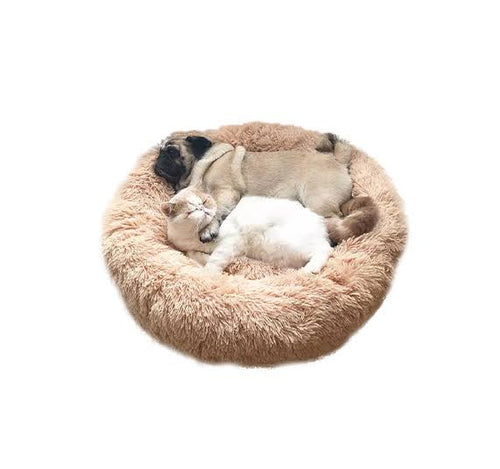 Cama afelpada para perros pequeños y gatos